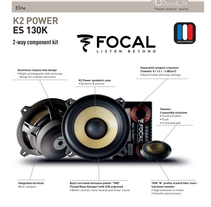 Focal ES130K K2 POWER-Serie 13 cm (5.25